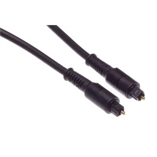ROCKCABLE von Contrik Toslink Kabel 2m, gold
