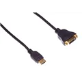 ROCKCABLE von Contrik HDMI-DVI (Female)-Kabel, 10cm