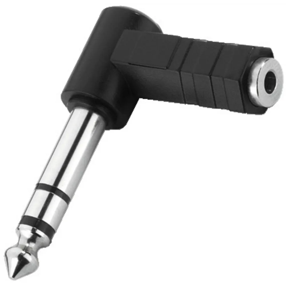 MONACOR Winkeladapter 6.5mm m - 3.5mm f Stereo