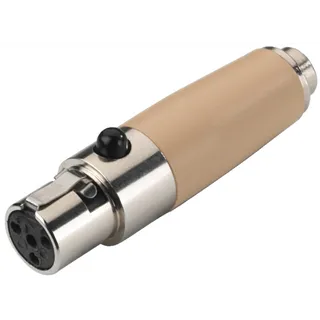 MONACOR Mini XLR-Adapter 2.5mm f - miniXLR 4p f