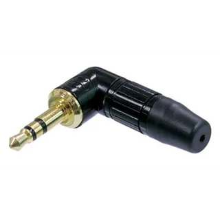 Neutrik 3.5mm Winkel-Klinkenstecker, Gehaeuse schwarz