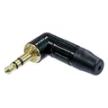 Neutrik 3.5mm Winkel-Klinkenstecker, Gehaeuse schwarz