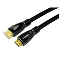 Neutrik 0.75m HDMI,HDMI Kabel, Nylon Mantel schwarz