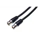 Neutrik 7,5m Patchkabel koaxial schwarz, 2x BNC Rear Twist