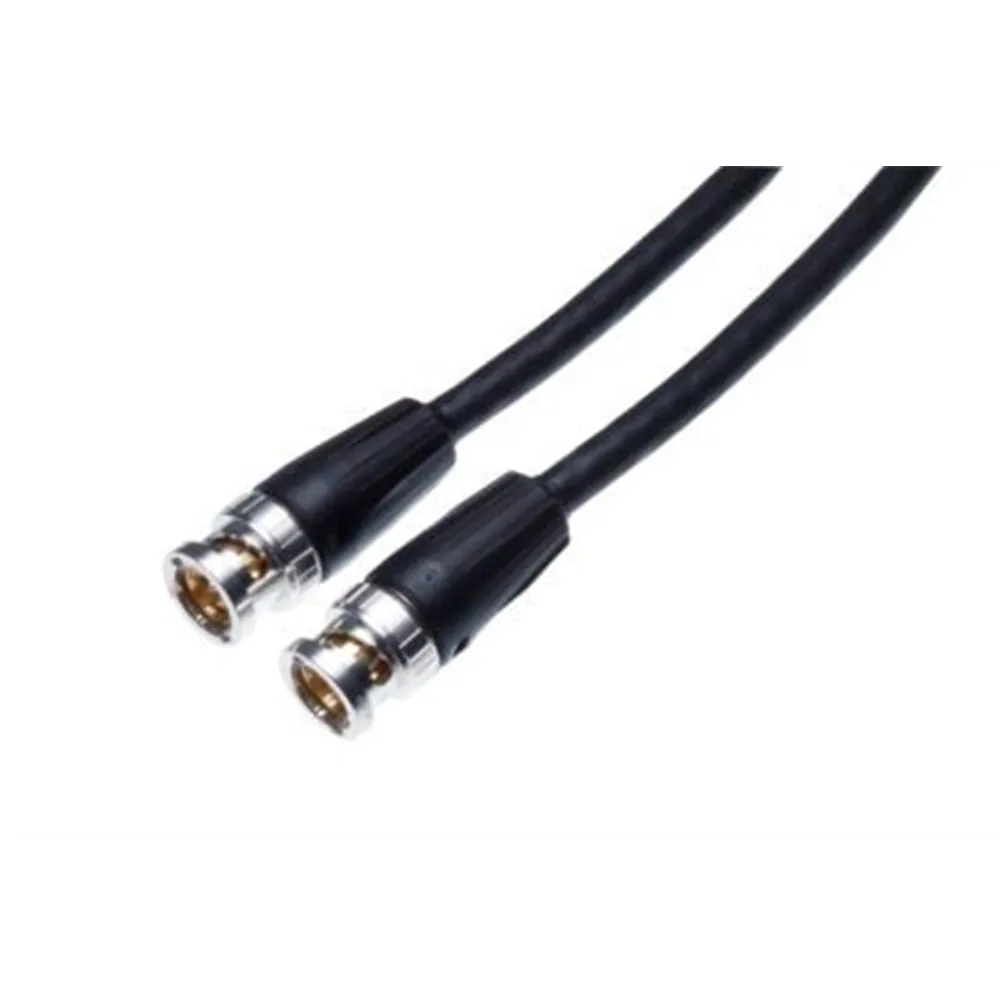 Neutrik 7,5m Patchkabel koaxial schwarz, 2x BNC Rear Twist