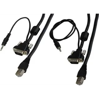 Neutrik VGA-3.5mm-LAN, flexibel, 1m