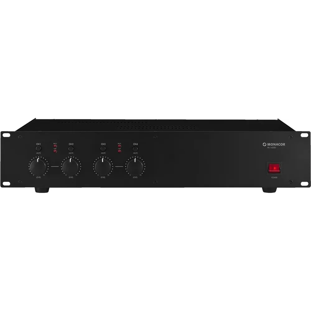 MONACOR ELA-Verstaerker 4 x 50 W