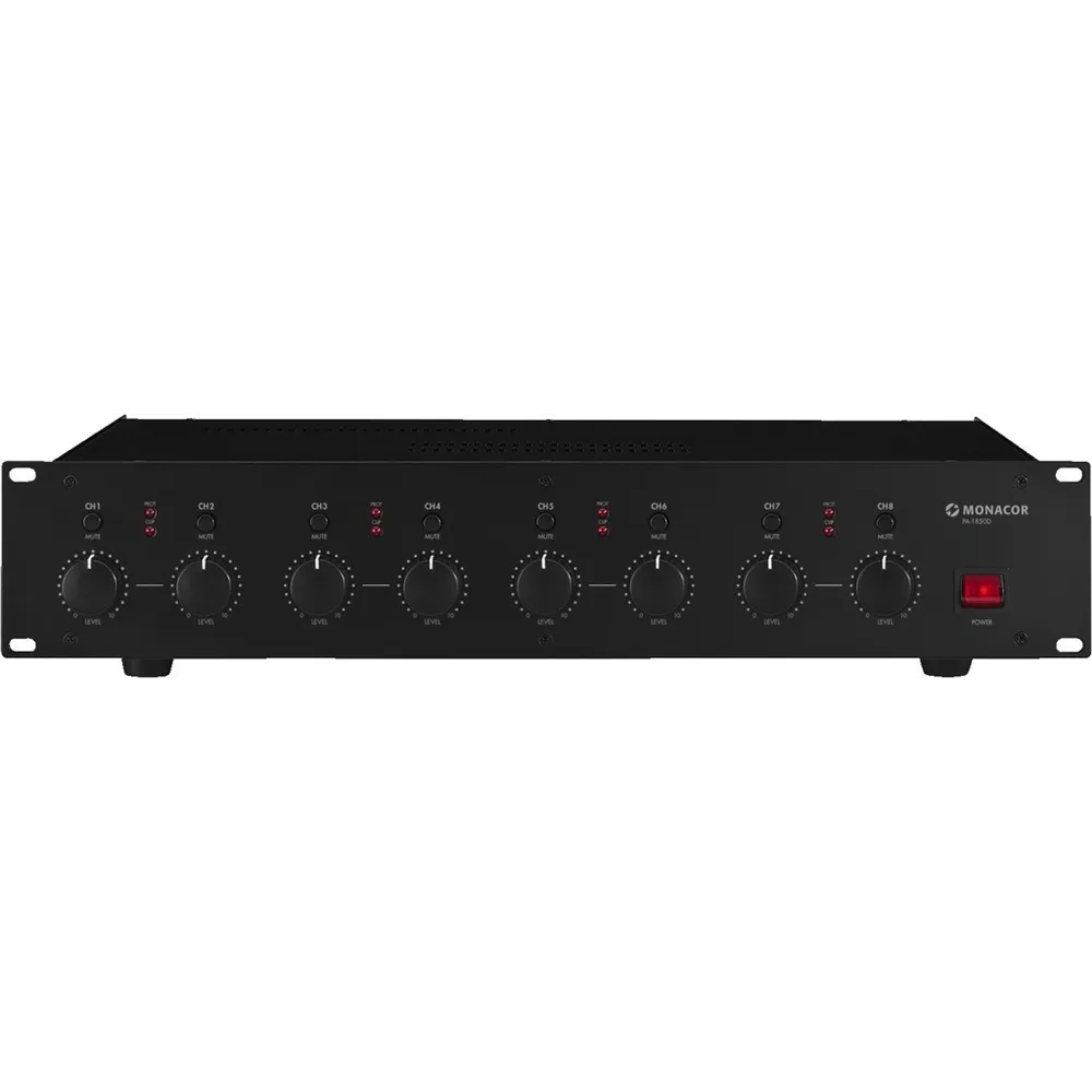 MONACOR ELA-Verstaerker 8 x 50 W