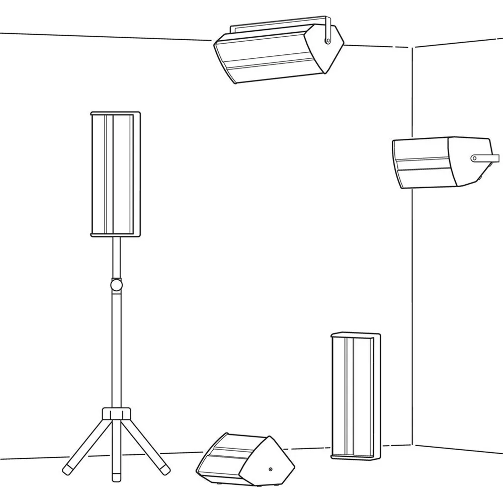 MONACOR PA-Lautsprecherbox, 125 W