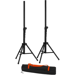 MONACOR LS-boxen-Stativ-Set Stahl 92-137cm, D35mm 40g
