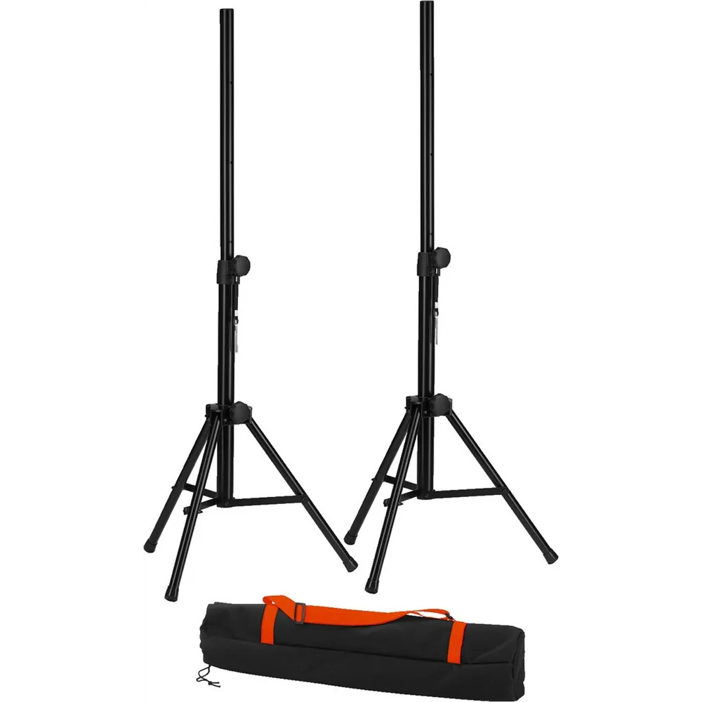 MONACOR LS-boxen-Stativ-Set Stahl 92-137cm, D35mm 40g