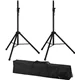 MONACOR Boxen-Stativ-Set Alu 140-200cm, D35mm 30kg