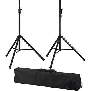 MONACOR Boxen-Stativ-Set Alu 140-200cm, D35mm 30kg