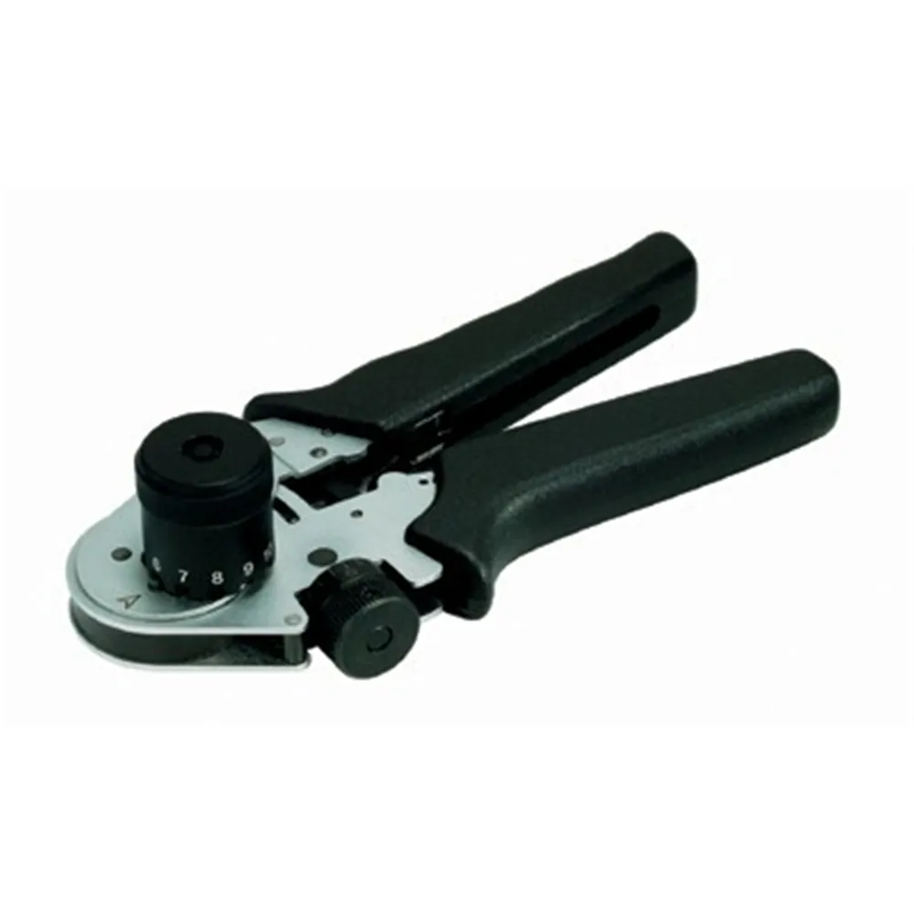Neutrik 4-Dorn Crimpzange mit Locator fuer 12 verschiedene