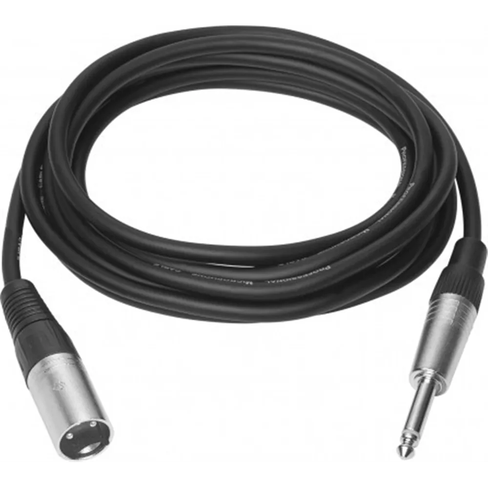 VIVOLINK XLR M to jack cable 1 m Black