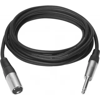 VIVOLINK XLR M to jack cable 5 m Black