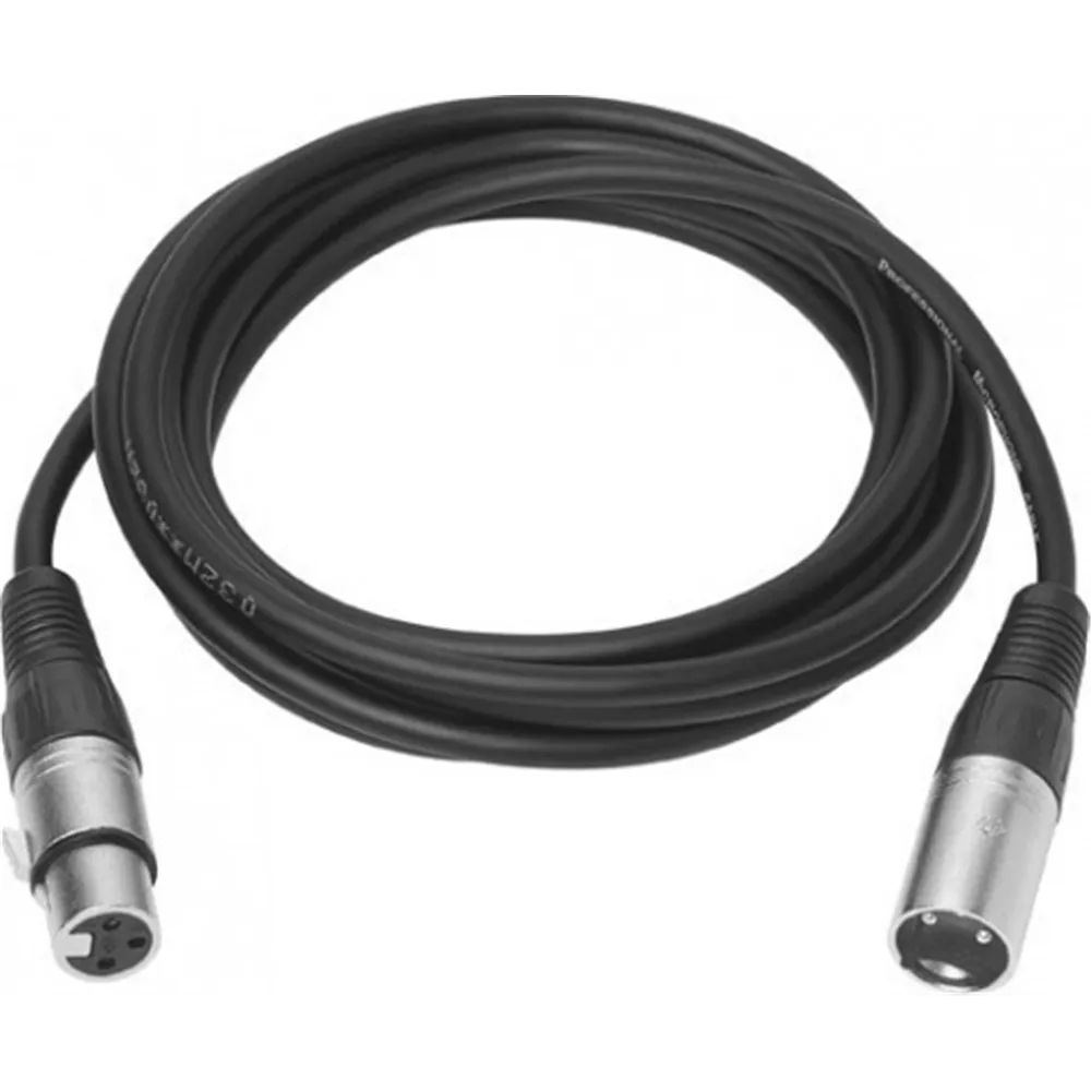 VIVOLINK XLR M/F cable, symmetrisch, 5 m  Black