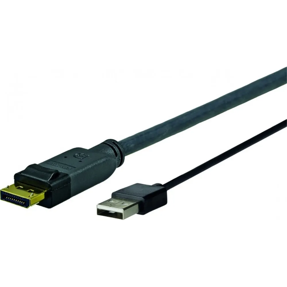 VIVOLINK - Pro Displayport +  USB2.0, 3M - PRODPUSB3