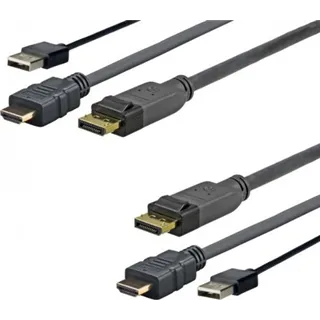 VIVOLINK Pro HDMI+ DP+ USB 2m
