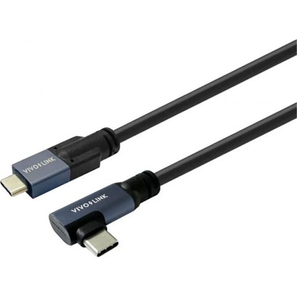 VIVOLINK Vivolink USB-C to USB-C Cable, 3m, gewinkelt