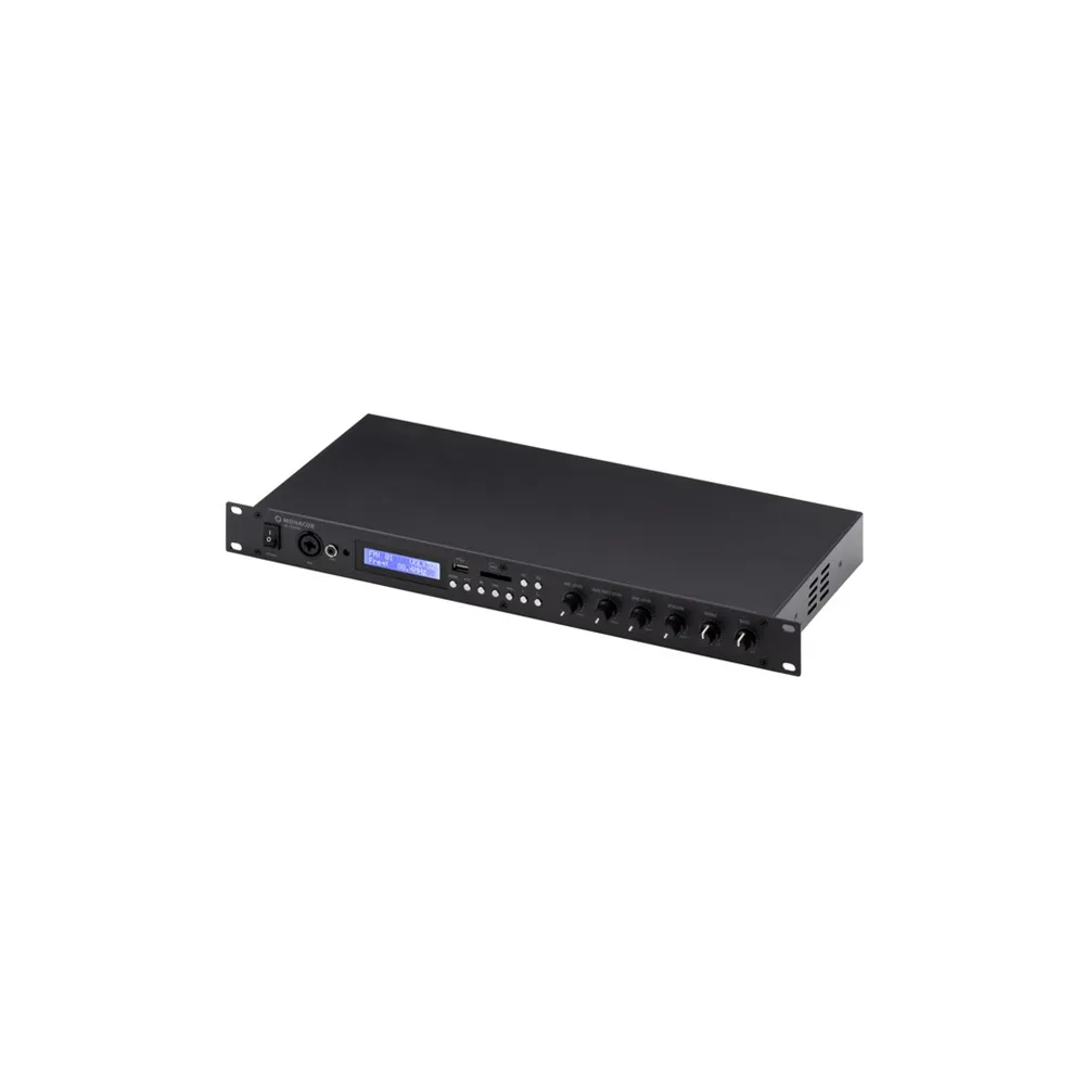 MONACOR Verstaerker mit MP3, BT, FM SD, MMC Mik, AudioIn