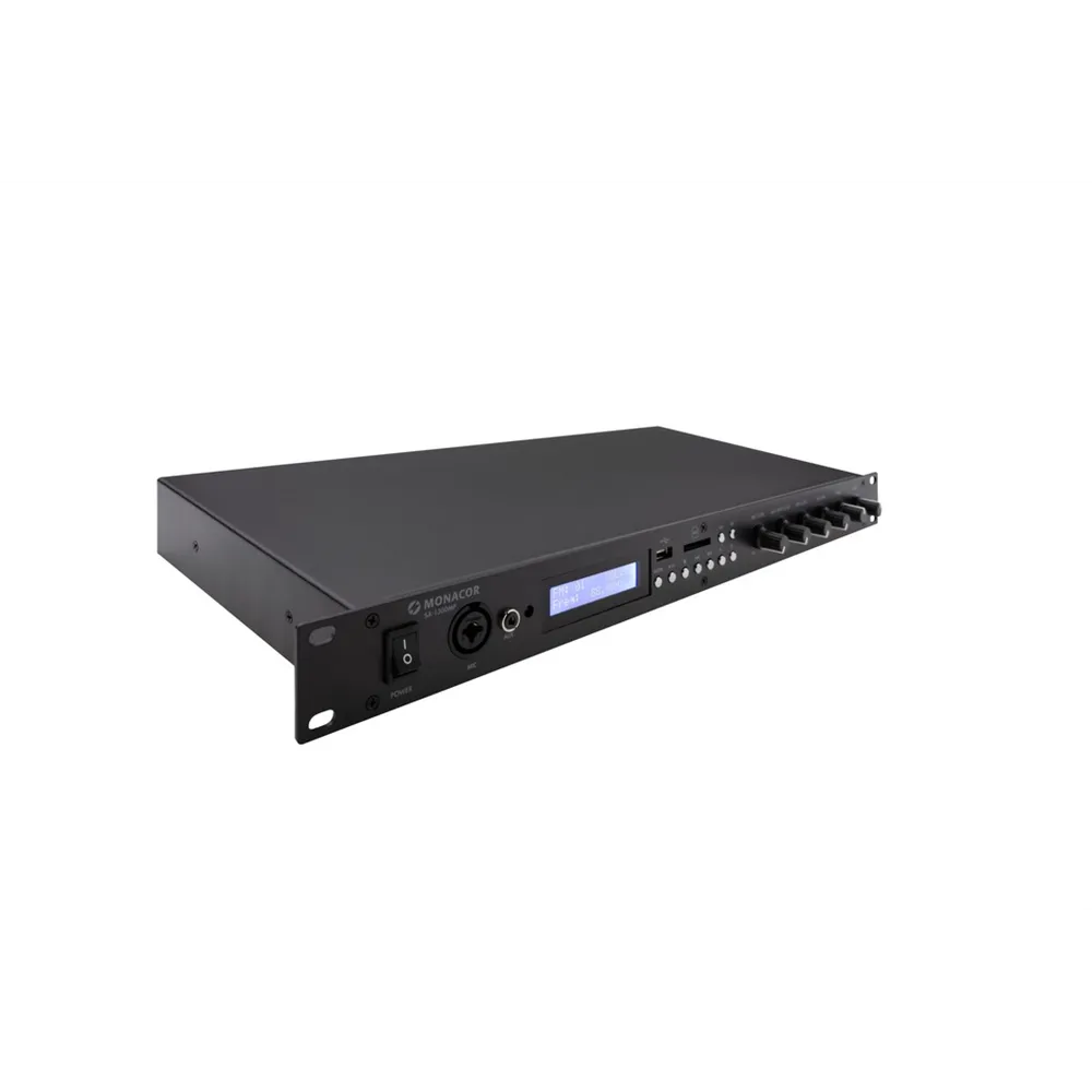 MONACOR Verstaerker mit MP3, BT, FM SD, MMC Mik, AudioIn