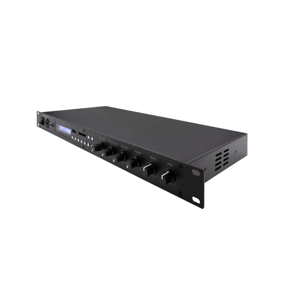 MONACOR Verstaerker mit MP3, BT, FM SD, MMC Mik, AudioIn