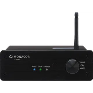 MONACOR Verstaerker, BT, NFC, 1xIn 2x30W