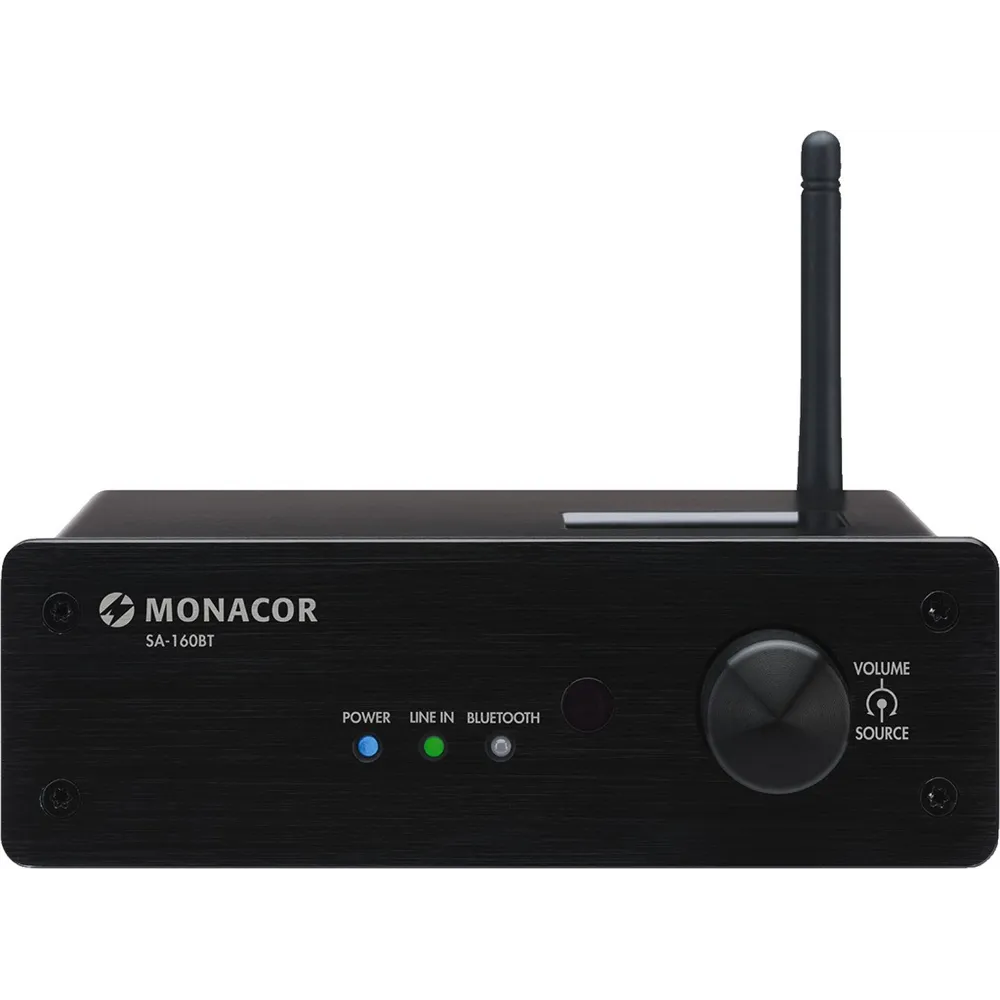 MONACOR Verstaerker, BT, NFC, 1xIn 2x30W