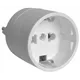 MONACOR Adapter, Schuko auf CH, 3POL mit Sicherung