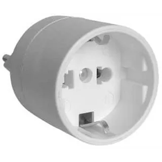 MONACOR Adapter, Schuko auf CH, 3POL mit Sicherung