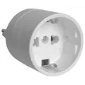 MONACOR Adapter, Schuko auf CH, 3POL mit Sicherung