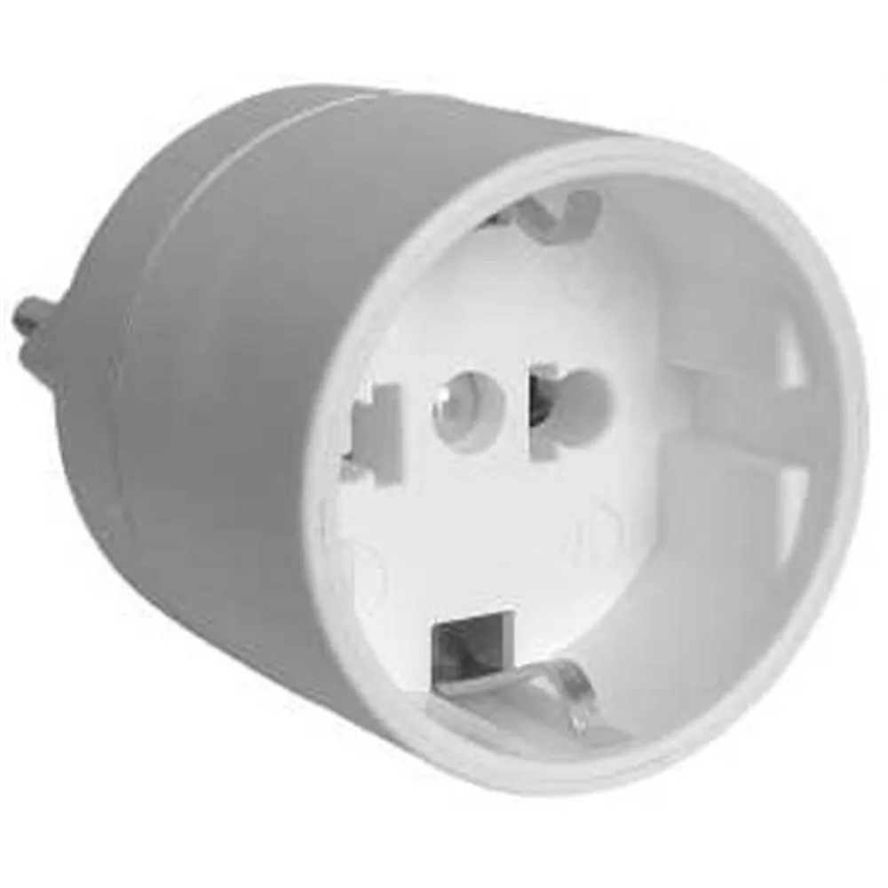 MONACOR Adapter, Schuko auf CH, 3POL mit Sicherung
