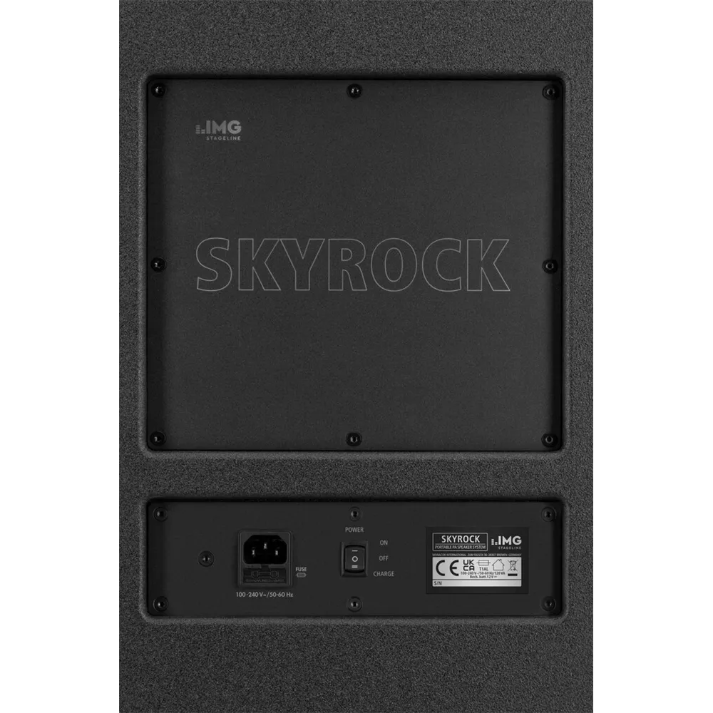 IMG STAGELINE Mobile Outdoor-Beschallungsbox, mit BT