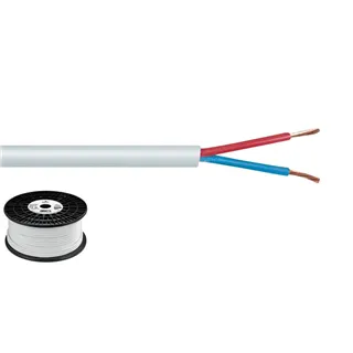 MONACOR LS-Kabel 100m 2x1.5mm weiss HIGHLY FLEXIBLE