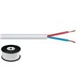MONACOR LS-Kabel 100m 2x1.5mm weiss HIGHLY FLEXIBLE