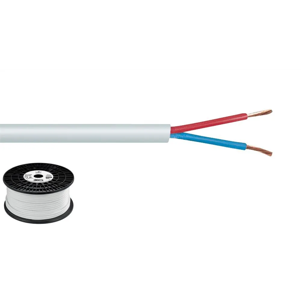 MONACOR LS-Kabel 100m 2x1.5mm weiss HIGHLY FLEXIBLE