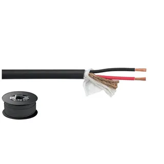 MONACOR LS-Kabel 100m 2x1.5mm schwarz  ECONOMY QUALITY
