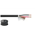 MONACOR LS-Kabel 100m 2x1.5mm schwarz  ECONOMY QUALITY
