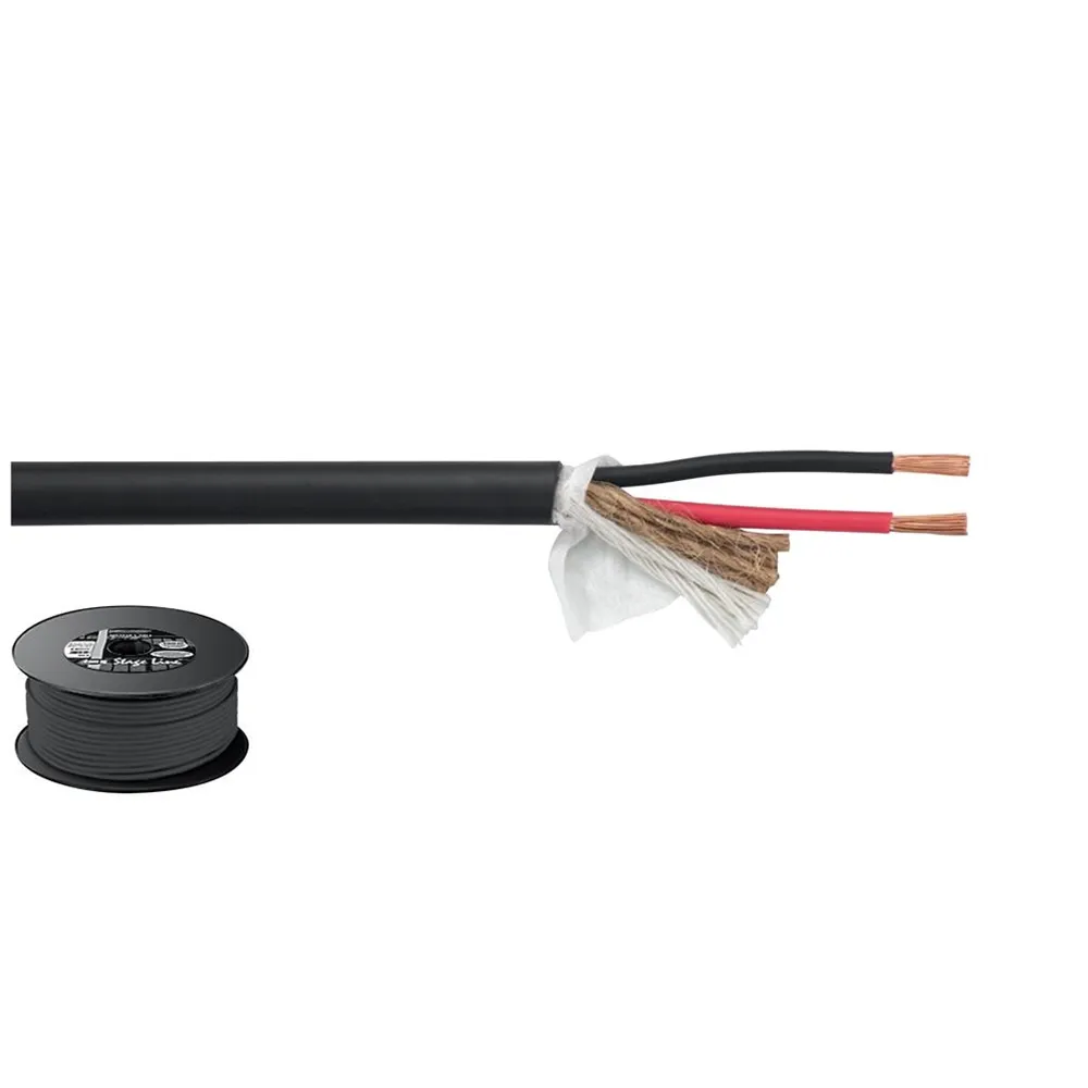 MONACOR LS-Kabel 100m 2x1.5mm schwarz  ECONOMY QUALITY