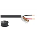 MONACOR LS-Kabel 100m 2x2.5mm schwarz  ECONOMY QUALITY