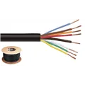 MONACOR LS-Kabel 50m 8x2mm schwarz HIGHLY FLEXIBLE