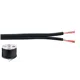MONACOR LS-Kabel 100m 2x0.75mm schwarz ECONOMY QUALITY