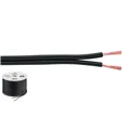 MONACOR LS-Kabel 100m 2x0.75mm schwarz ECONOMY QUALITY