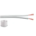 MONACOR LS-Kabel 100m 2x0.75mm weiss ECONOMY QUALITY