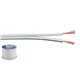 MONACOR LS-Kabel 100m 2x0.75mm weiss STANDARD QUALITY
