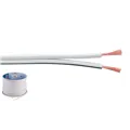 MONACOR LS-Kabel 100m 2x0.75mm weiss STANDARD QUALITY