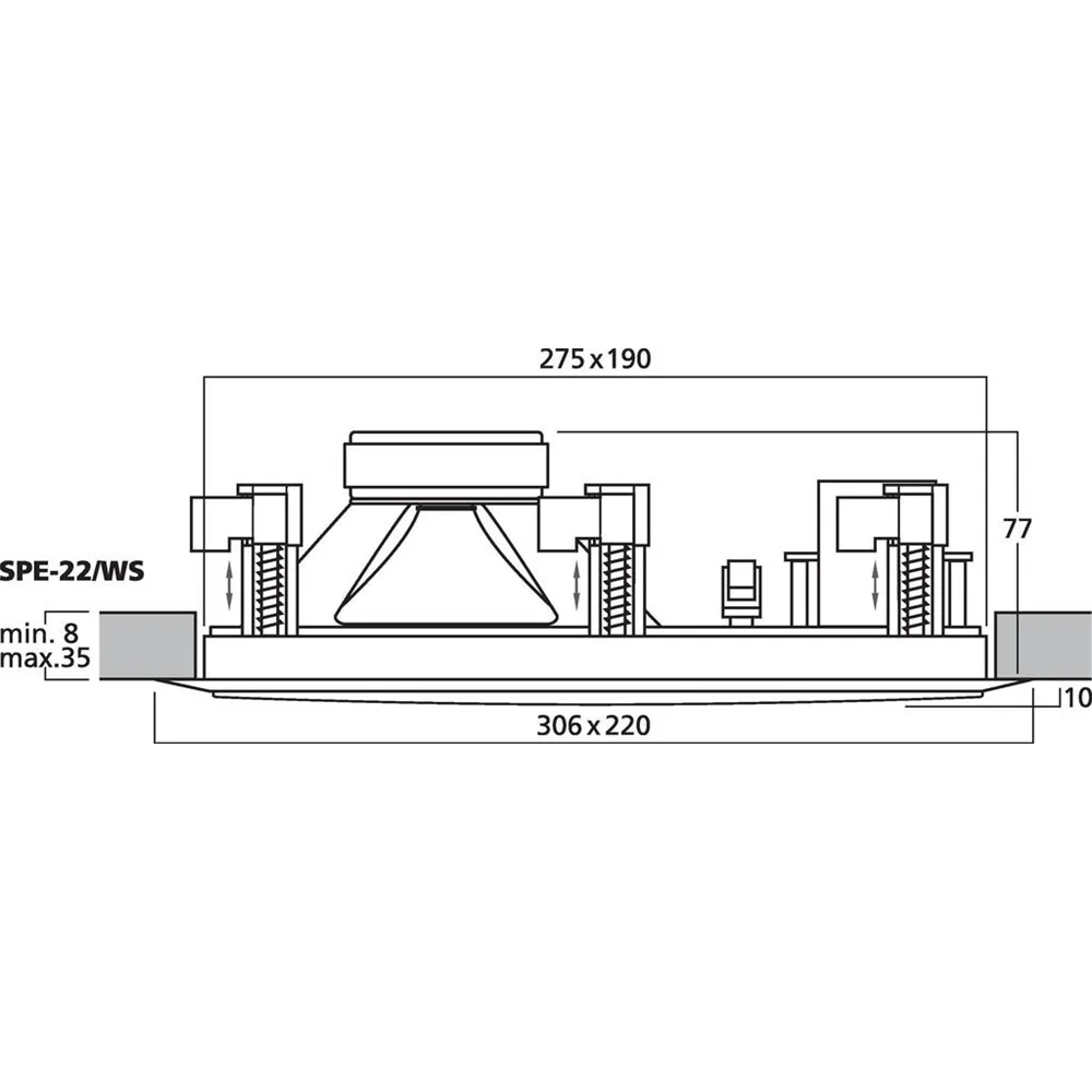 MONACOR Lautsprecher