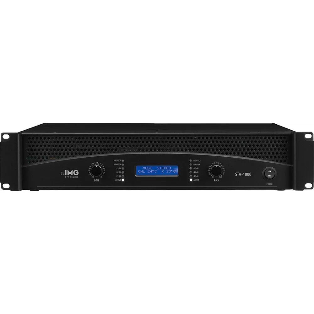 IMG STAGELINE Professioneller Stereo-PA-Verstaerker, 1600 Wmax