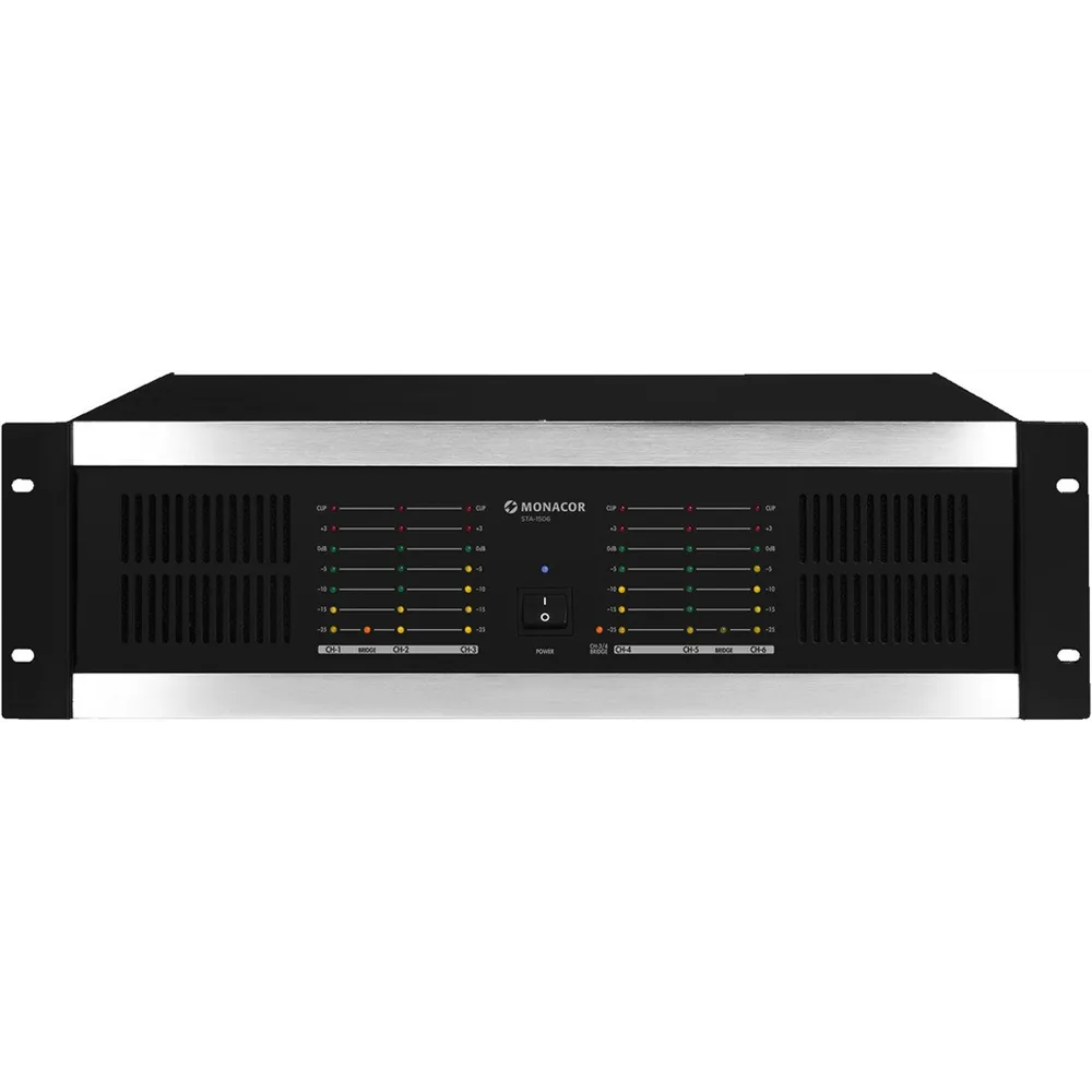 MONACOR 6 Kanal Verstaerker  1400Wmax